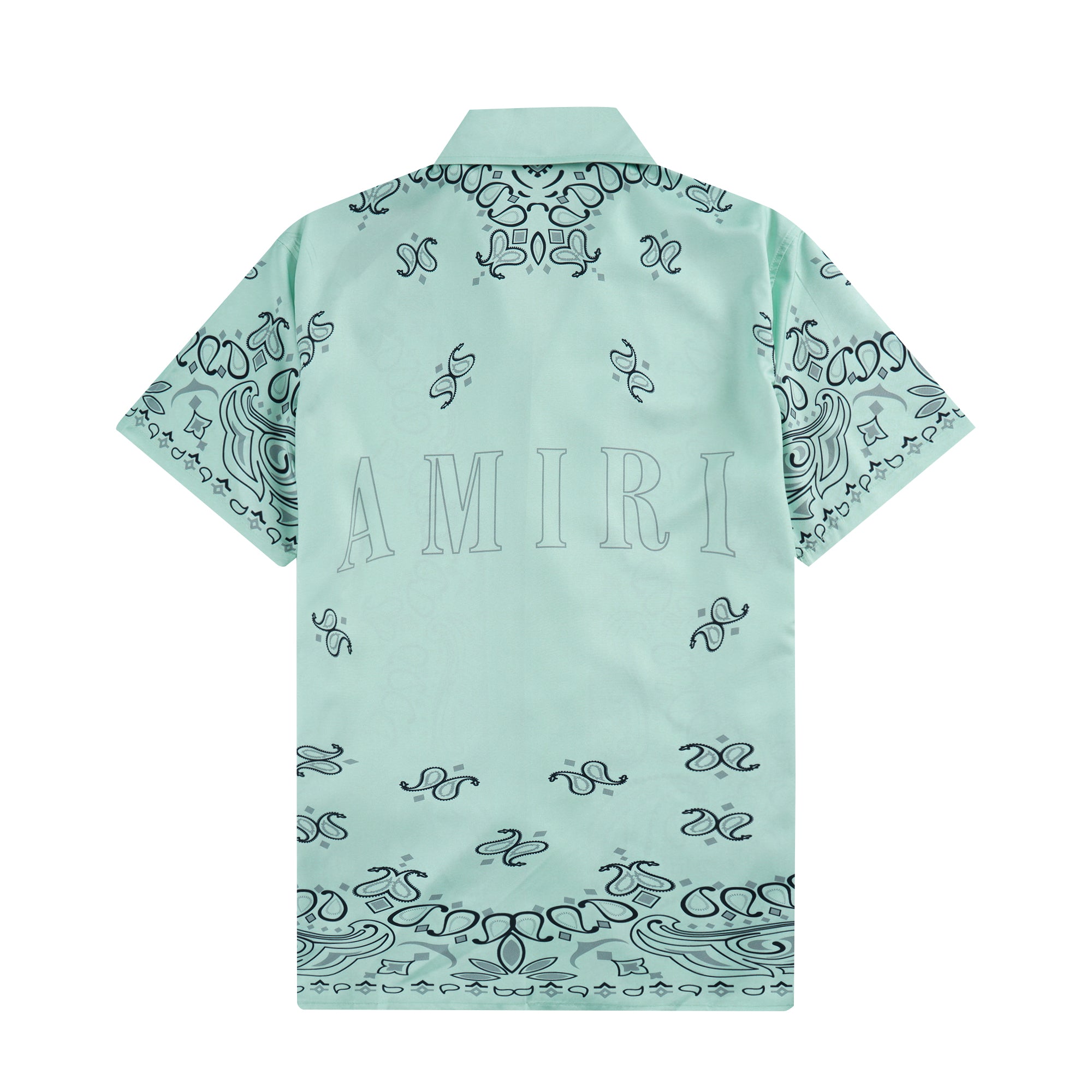 AMIRI 2025 Spring and early spring silk shorts and shirt suit